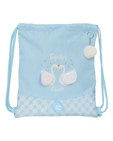 Zainetto con Cordini Glow Lab Cisnes Azzurro 35 x 40 x 1 cm Zainetto con Cordini Glow Lab Cisnes Azzurro 35 x 40 x 1 cm