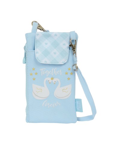 Portamonete Glow Lab Cisnes Borsa per Cellulare Azzurro Portamonete Glow Lab Cisnes Borsa per Cellulare Azzurro