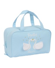 Necessaire per la Scuola Glow Lab Cisnes Azzurro Chiaro 31 x 14 x 19 cm