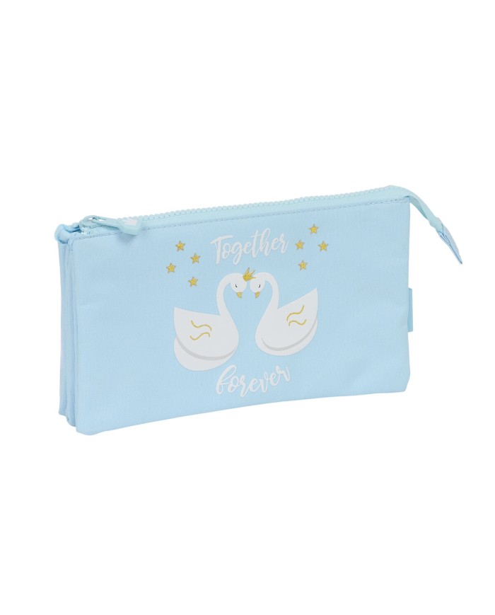 Portaoggetti Triplo Glow Lab Cisnes Azzurro Chiaro 22 x 12 x 3 cm Portaoggetti Triplo Glow Lab Cisnes Azzurro Chiaro 22 x 12 x 3 cm