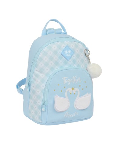 Zaino Glow Lab Cisnes Mini Azzurro Chiaro 25 x 30 x 13 cm Zaino Glow Lab Cisnes Mini Azzurro Chiaro 25 x 30 x 13 cm