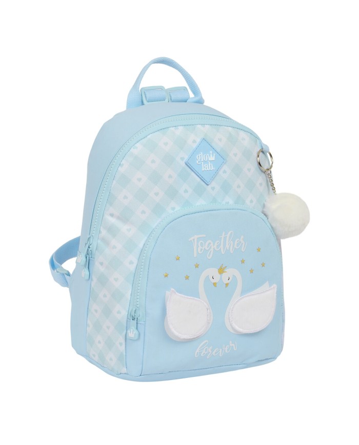 Zaino Glow Lab Cisnes Mini Azzurro Chiaro 25 x 30 x 13 cm Zaino Glow Lab Cisnes Mini Azzurro Chiaro 25 x 30 x 13 cm