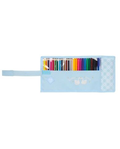 Astuccio Glow Lab Cisnes Pieghevoli Azzurro 7 x 20 x 7 cm (27 Pezzi) Astuccio Glow Lab Cisnes Pieghevoli Azzurro 7 x 20 x 7 cm (27 Pezzi)
