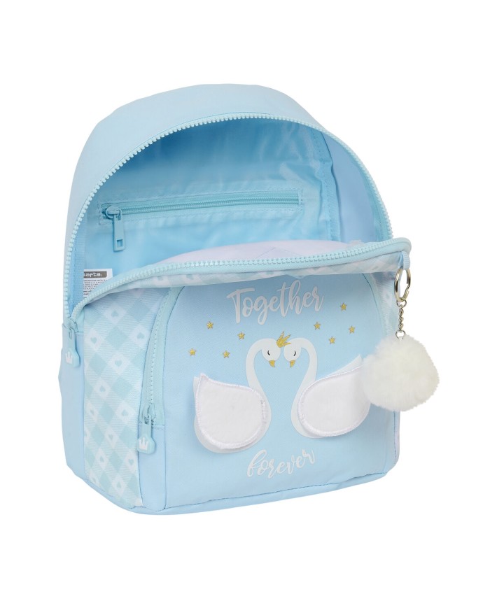 Zaino Glow Lab Cisnes Mini Azzurro Chiaro 25 x 30 x 13 cm Zaino Glow Lab Cisnes Mini Azzurro Chiaro 25 x 30 x 13 cm