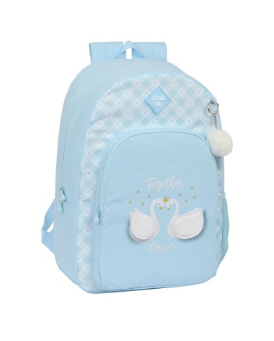 Zaino Scuola Glow Lab Cisnes Azzurro 30 x 46 x 14 cm Zaino Scuola Glow Lab Cisnes Azzurro 30 x 46 x 14 cm
