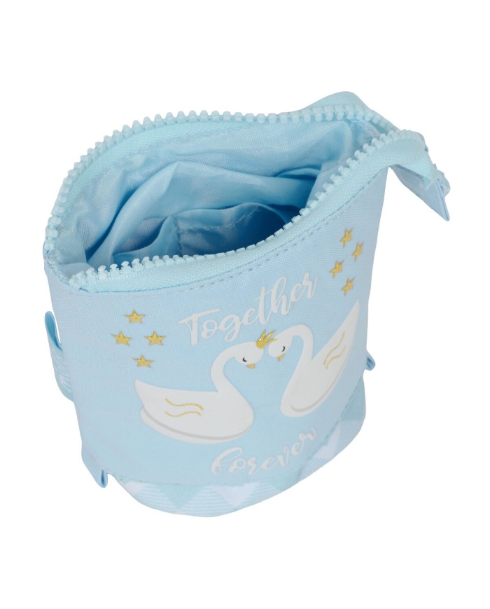 Astuccio Portapenne Glow Lab Cisnes Azzurro Chiaro 8 x 19 x 6 cm Astuccio Portapenne Glow Lab Cisnes Azzurro Chiaro 8 x 19 x 6 cm
