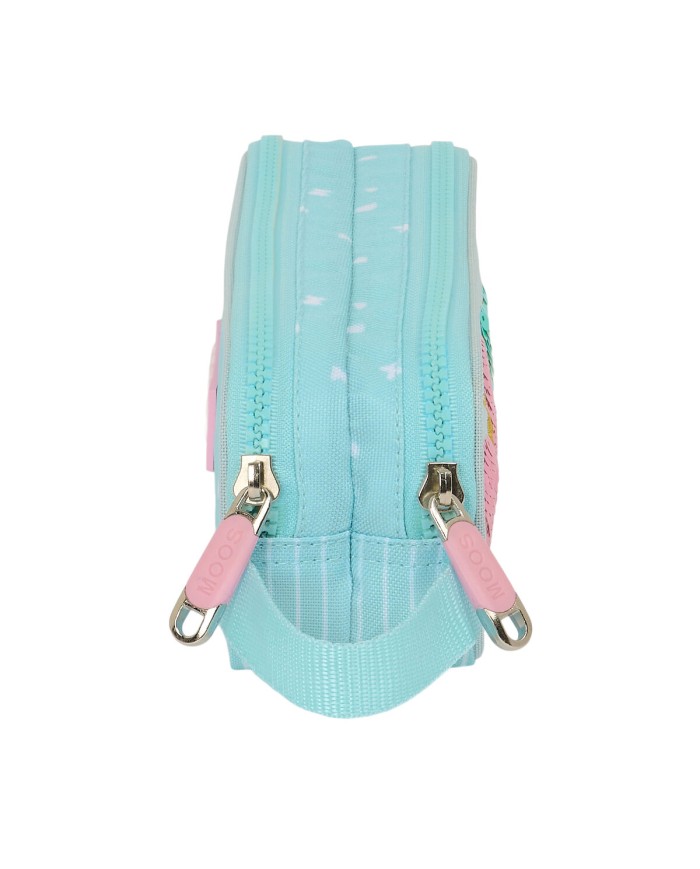 Portaoggetti Doppio Moos Butterflies Azzurro Chiaro 21 x 8 x 6 cm