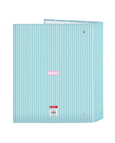 Raccoglitore ad anelli Moos Butterflies Azzurro A4 27 x 33 x 6 cm Raccoglitore ad anelli Moos Butterflies Azzurro A4 27 x 33 x 6 cm
