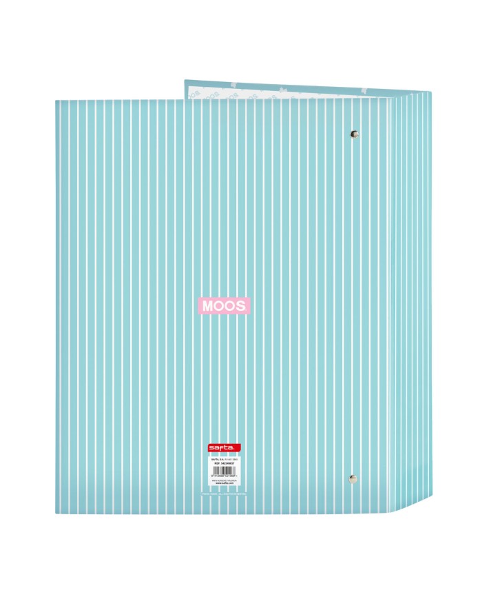 Raccoglitore ad anelli Moos Butterflies Azzurro A4 27 x 33 x 6 cm Raccoglitore ad anelli Moos Butterflies Azzurro A4 27 x 33 x 6 cm