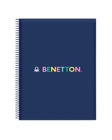 Agenda Benetton Cool Blu Marino A4 120 Fogli Agenda Benetton Cool Blu Marino A4 120 Fogli