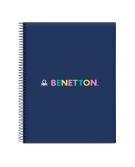 Agenda Benetton Silver Argentato A4 120 Fogli