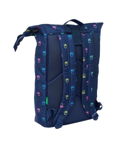 Zaino per Portatile Benetton Cool Blu Marino 28 x 42 x 13 cm Zaino per Portatile Benetton Cool Blu Marino 28 x 42 x 13 cm