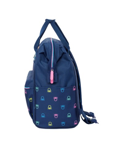Zaino per Portatile Benetton Cool Blu Marino 27 x 40 x 19 cm Zaino per Portatile Benetton Cool Blu Marino 27 x 40 x 19 cm