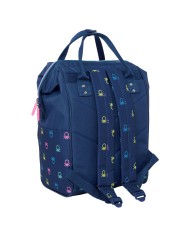 Zaino per Portatile Benetton Cool Blu Marino 27 x 40 x 19 cm