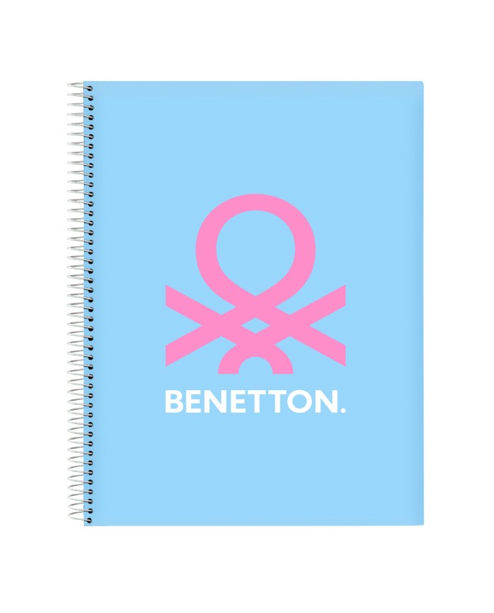 Agenda Benetton Spring Blu cielo A4 120 Fogli