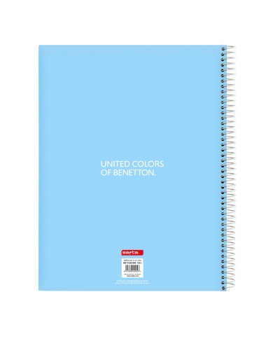 Agenda Benetton Spring Blu cielo A4 120 Fogli Agenda Benetton Spring Blu cielo A4 120 Fogli