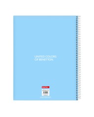 Agenda Benetton Spring Blu cielo A4 120 Fogli