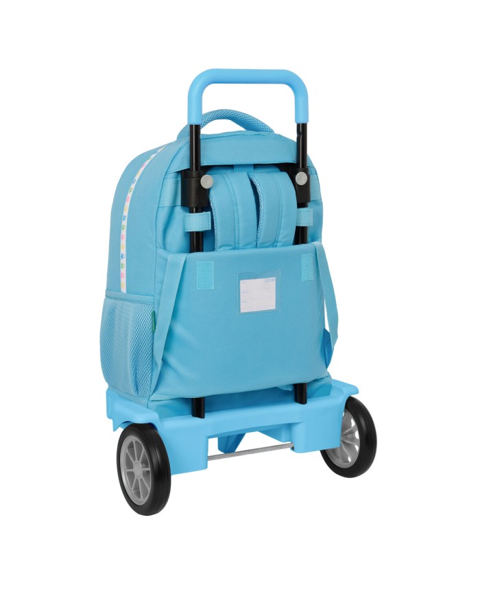 Trolley per la Scuola Benetton Spring Blu cielo 33 X 45 X 22 cm