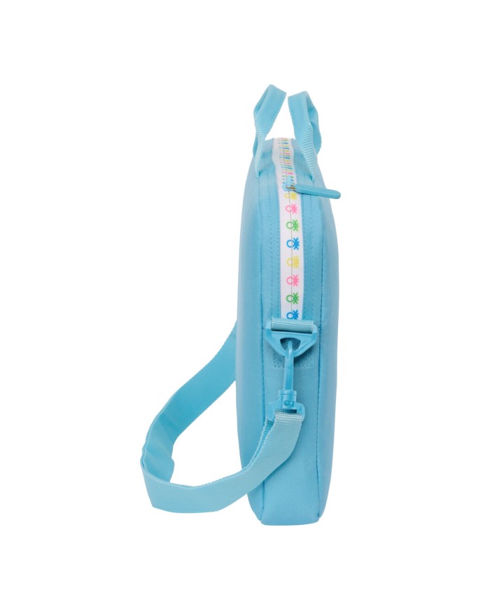 Valigetta per Portatile Benetton Spring Celeste 40 x 27 x 4 cm Valigetta per Portatile Benetton Spring Celeste 40 x 27 x 4 cm