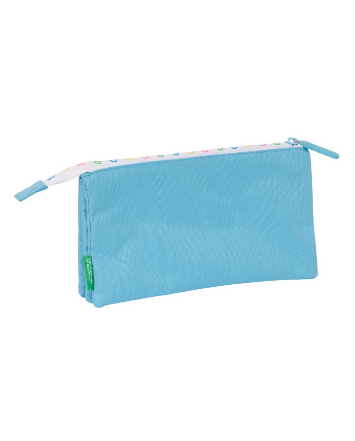 Portaoggetti Triplo Benetton Spring Blu cielo 22 x 12 x 3 cm