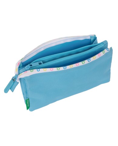 Portaoggetti Triplo Benetton Spring Blu cielo 22 x 12 x 3 cm Portaoggetti Triplo Benetton Spring Blu cielo 22 x 12 x 3 cm