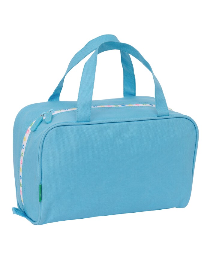 Necessaire per la Scuola Benetton Spring Blu cielo 31 x 14 x 19 cm