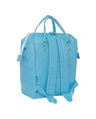 Zaino per Portatile Benetton Spring Blu cielo 27 x 40 x 19 cm