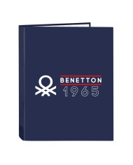 Raccoglitore ad anelli Benetton Spring Blu cielo 27 x 32 x 3.5 cm