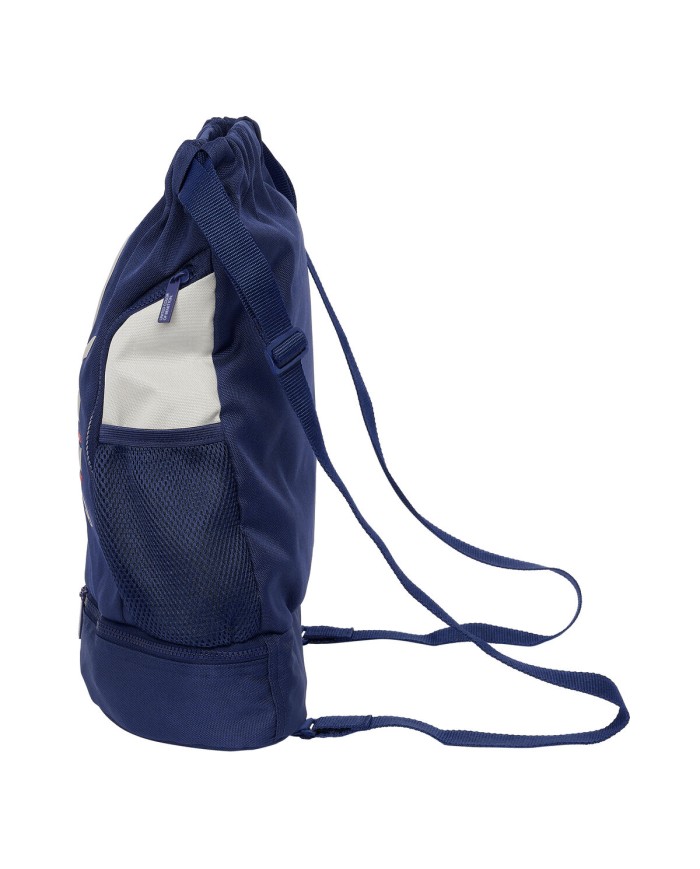 Zaino a Sacca per Bambini Benetton Varsity Grigio Blu Marino 35 x 40 x 1 cm