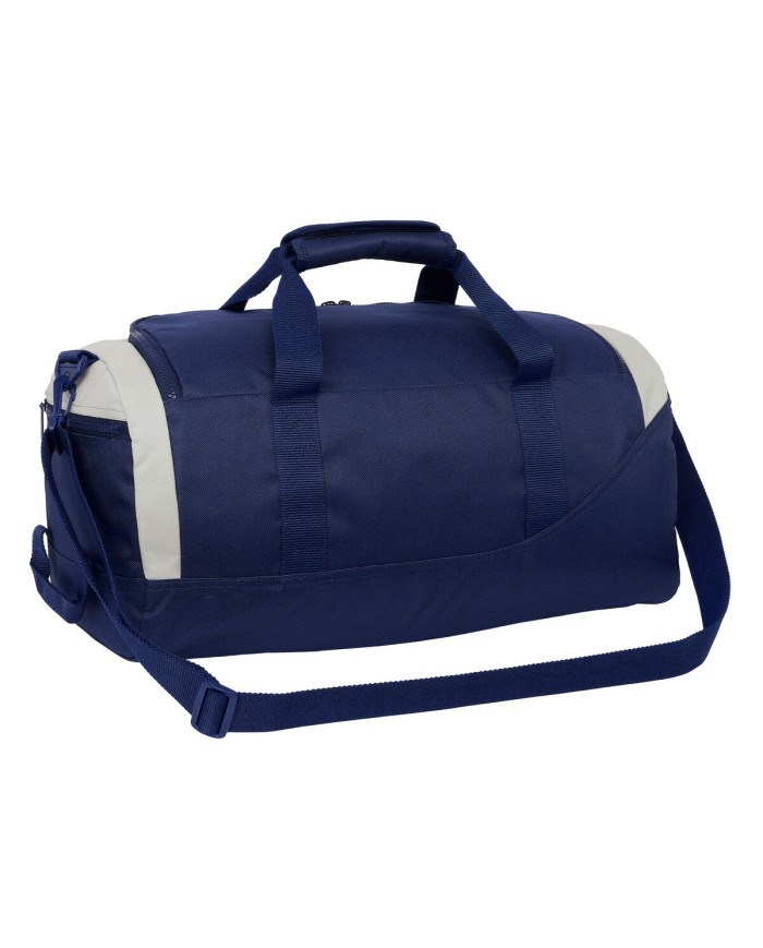 Borsa da Palestra Benetton Varsity Grigio Blu Marino 50 x 25 x 25 cm