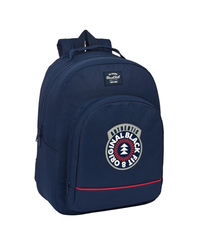 Zaino Scuola BlackFit8 Blu Marino 32 x 42 x 15 cm Zaino Scuola BlackFit8 Blu Marino 32 x 42 x 15 cm