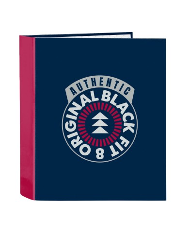 Raccoglitore ad anelli BlackFit8 Blu Marino A4 27 x 33 x 6 cm Raccoglitore ad anelli BlackFit8 Blu Marino A4 27 x 33 x 6 cm