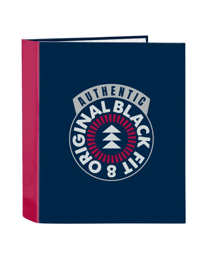 Raccoglitore ad anelli BlackFit8 Blu Marino A4 27 x 33 x 6 cm