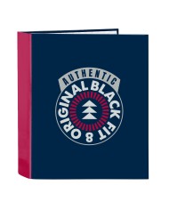 Raccoglitore ad anelli BlackFit8 Blu Marino A4 27 x 33 x 6 cm