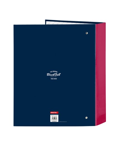 Raccoglitore ad anelli BlackFit8 Blu Marino A4 27 x 33 x 6 cm Raccoglitore ad anelli BlackFit8 Blu Marino A4 27 x 33 x 6 cm