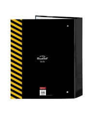 Raccoglitore ad anelli BlackFit8 Zone Nero A4 27 x 33 x 6 cm