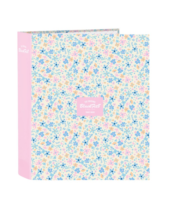 Raccoglitore ad anelli BlackFit8 Blossom Multicolore A4 27 x 33 x 6 cm Raccoglitore ad anelli BlackFit8 Blossom Multicolore A4 27 x 33 x 6 cm