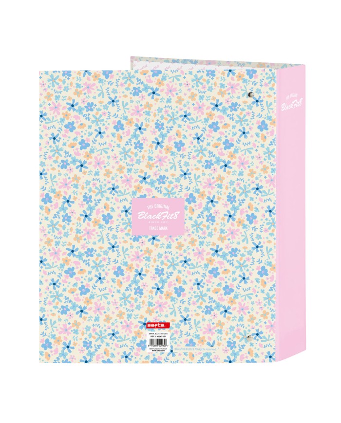 Raccoglitore ad anelli BlackFit8 Blossom Multicolore A4 27 x 33 x 6 cm Raccoglitore ad anelli BlackFit8 Blossom Multicolore A4 27 x 33 x 6 cm