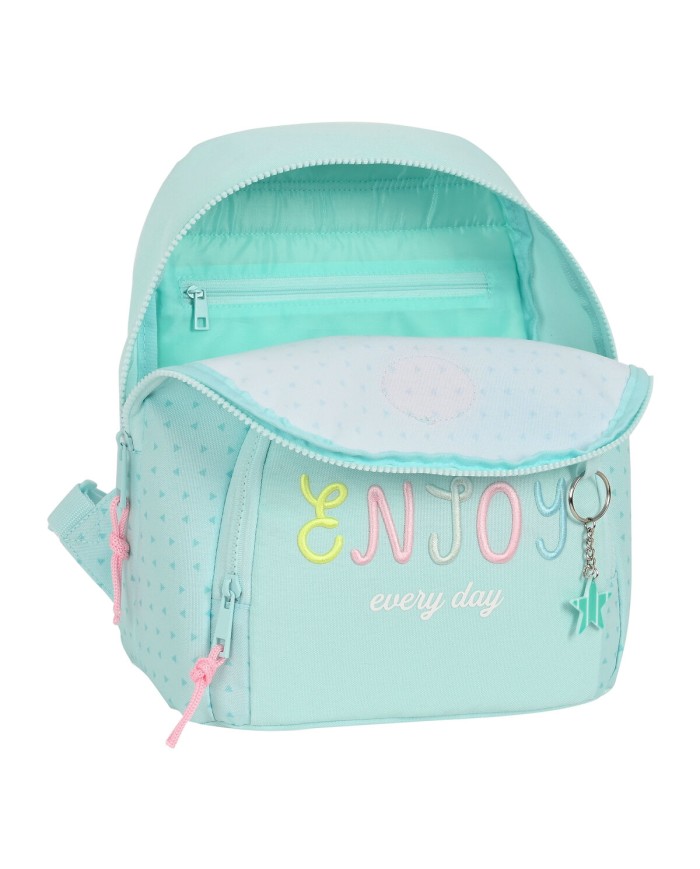 Zaino BlackFit8 Enjoy Mini Verde 25 x 30 x 13 cm Zaino BlackFit8 Enjoy Mini Verde 25 x 30 x 13 cm