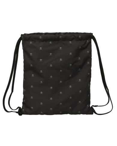 Zainetto con Cordini Safta California Nero 35 x 40 x 1 cm Zainetto con Cordini Safta California Nero 35 x 40 x 1 cm