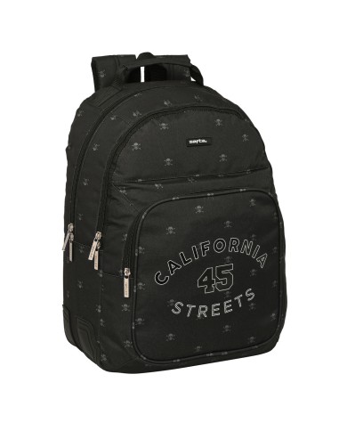 Zaino Scuola Safta California Nero 32 x 42 x 15 cm Zaino Scuola Safta California Nero 32 x 42 x 15 cm