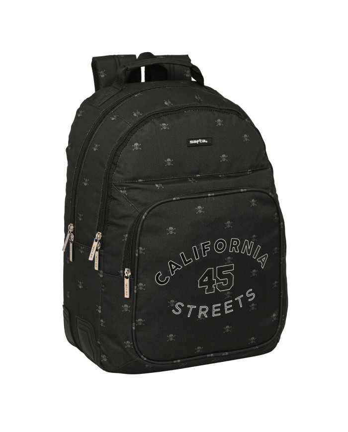 Zaino Scuola Safta California Nero 32 x 42 x 15 cm Zaino Scuola Safta California Nero 32 x 42 x 15 cm