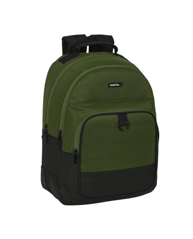 Zaino Scuola Safta Dark forest Nero Verde 32 x 42 x 15 cm Zaino Scuola Safta Dark forest Nero Verde 32 x 42 x 15 cm