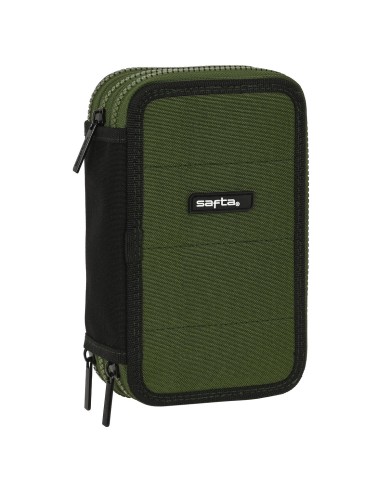 Plumier Triplo Safta Dark forest Nero Verde 12.5 x 19.5 x 5.5 cm (36 Pezzi) Plumier Triplo Safta Dark forest Nero Verde 12.5 x 19.5 x 5.5 cm (36 Pezzi)