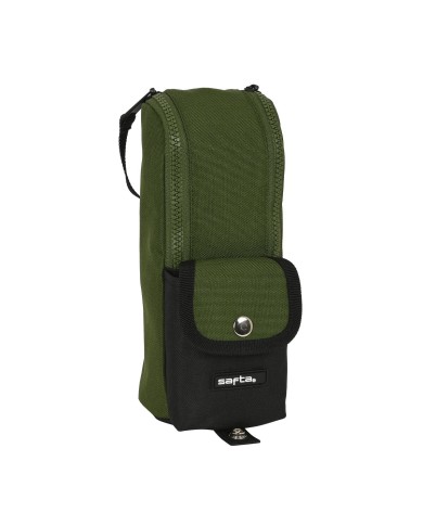 Astuccio Scuola Safta Dark forest Nero Verde 6 x 21 x 6 cm Astuccio Scuola Safta Dark forest Nero Verde 6 x 21 x 6 cm