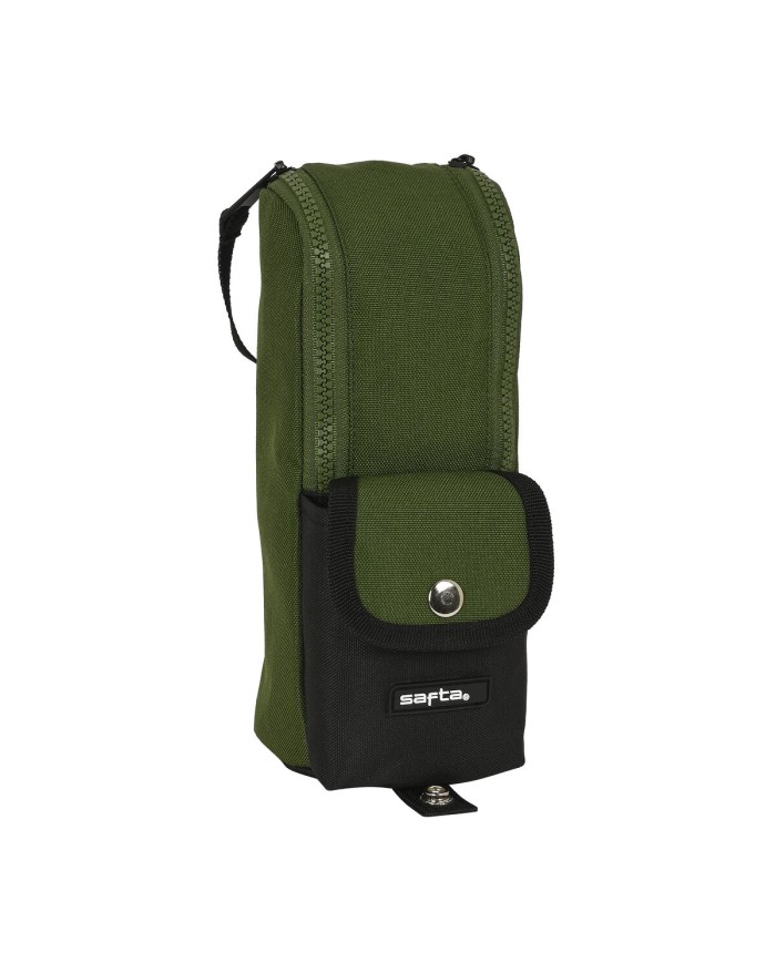 Astuccio Scuola Safta Dark forest Nero Verde 6 x 21 x 6 cm Astuccio Scuola Safta Dark forest Nero Verde 6 x 21 x 6 cm