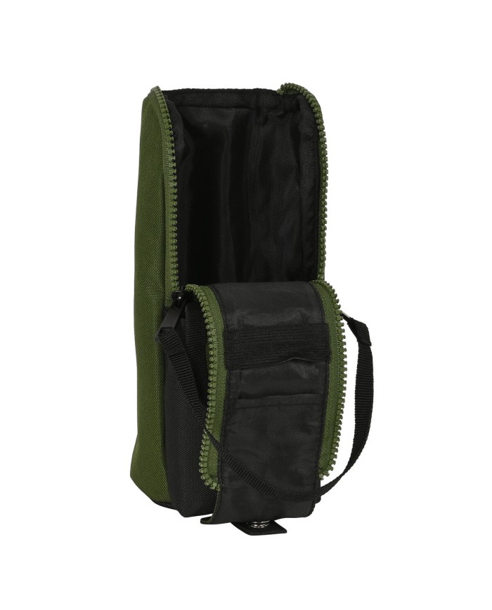 Astuccio Scuola Safta Dark forest Nero Verde 6 x 21 x 6 cm Astuccio Scuola Safta Dark forest Nero Verde 6 x 21 x 6 cm