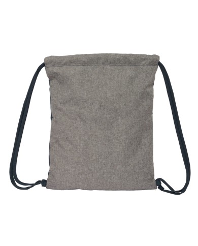 Zainetto con Cordini Kappa Dark navy Grigio Blu Marino 35 x 40 x 1 cm Zainetto con Cordini Kappa Dark navy Grigio Blu Marino 35 x 40 x 1 cm