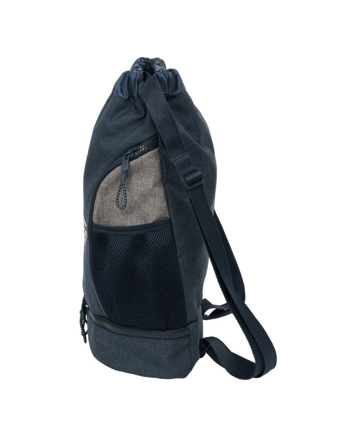 Zaino a Sacca per Bambini Kappa Dark navy Grigio Blu Marino 35 x 40 x 1 cm