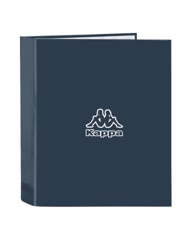 Raccoglitore ad anelli Kappa Dark navy Blu Marino A4 27 x 33 x 6 cm